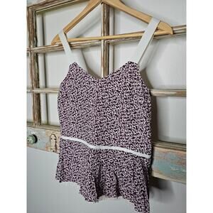 NWT Grey Jason Wu Ribbon Strap VNeck Pleated Silk Cami Size 0